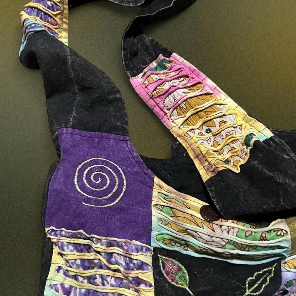 Patchwork Shoulder Bag - Multicolor - image 4